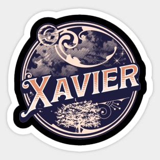 Xavier Name Tshirt Sticker